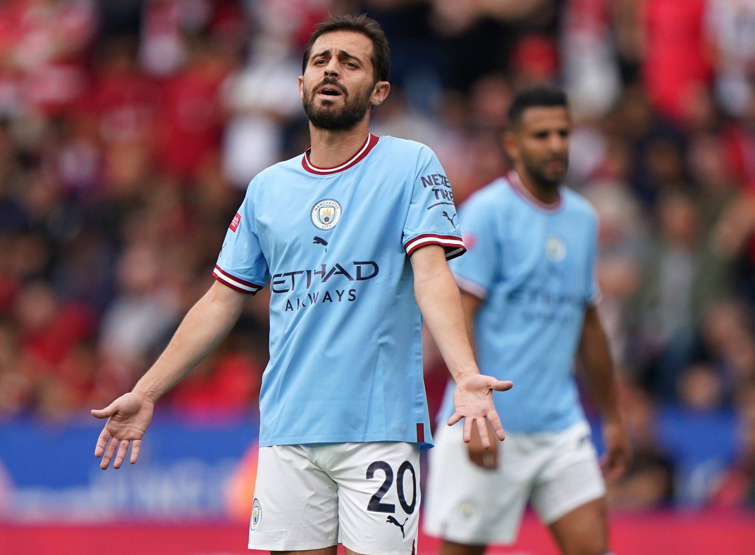  Bernardo Silva, durante la Community Shield.