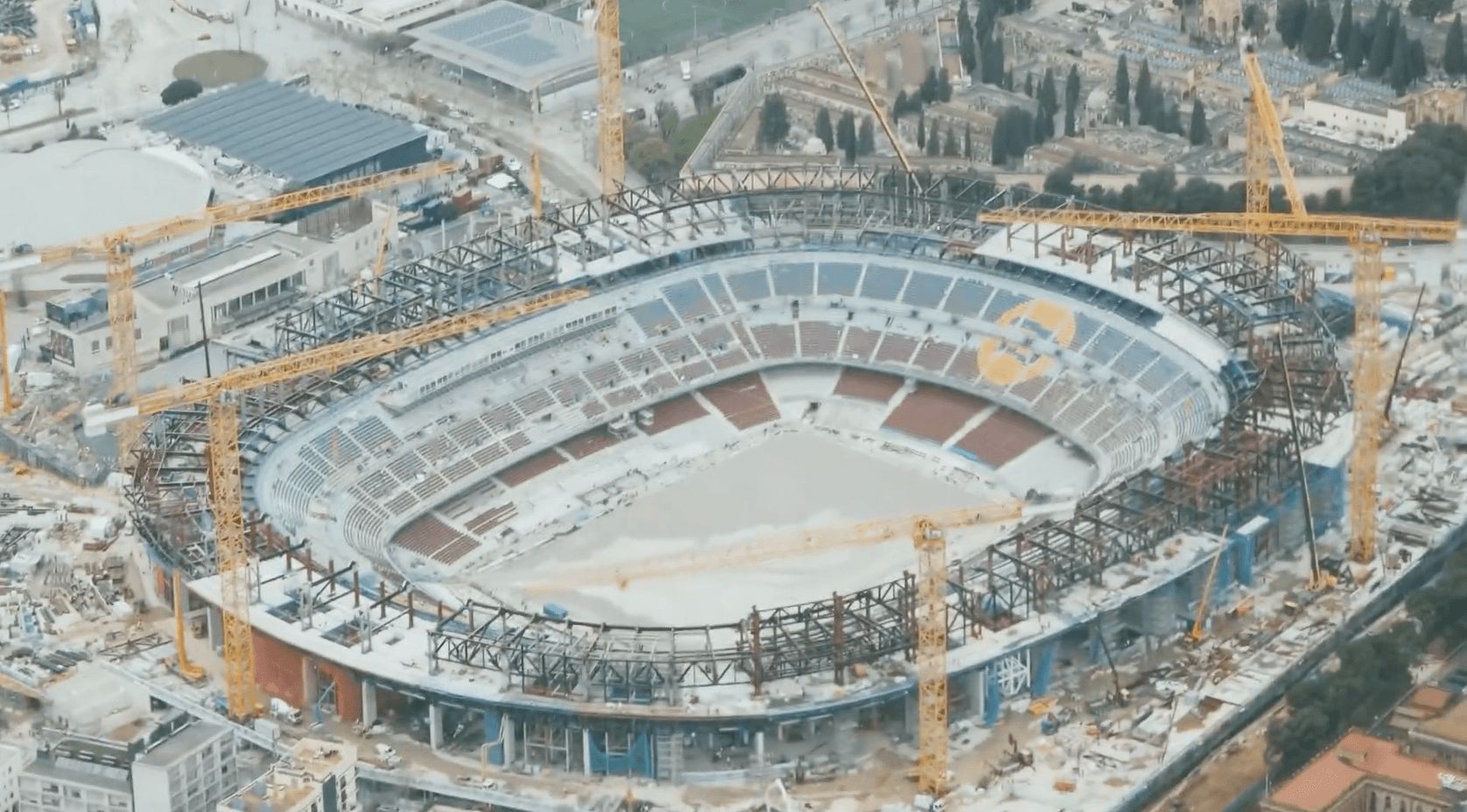  Captura del vídeo compartido por el FC Barcelona