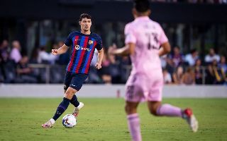  Christensen, en un partido de pretemporada con el Barça (Fuente: FCB)