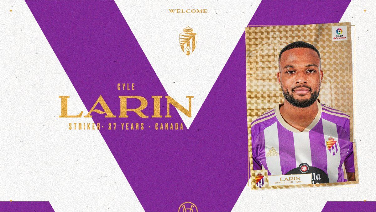Cyle Larin, nuevo jugador del Pucela (Foto: Real Valladolid).