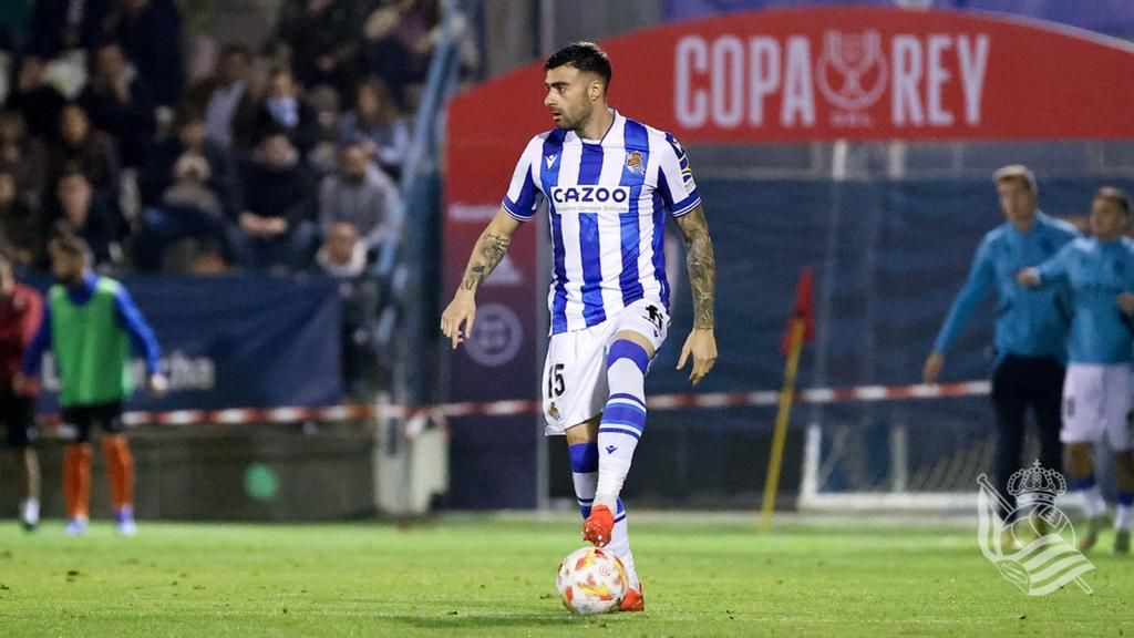 Diego Rico, durante el partido de Copa frente al Cazalegas.
