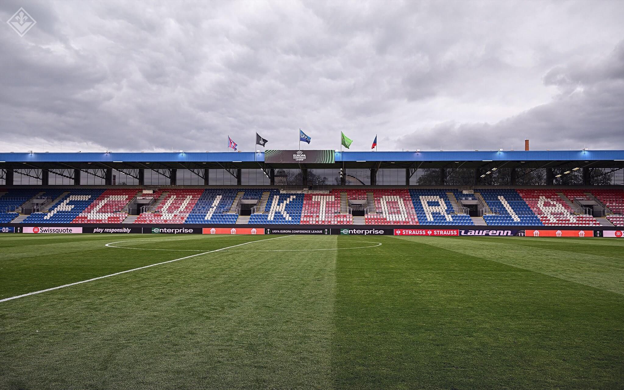 Doosen Arena, estadio del Viktoria Plzen donde jugará la Real Sociedad este jueves.