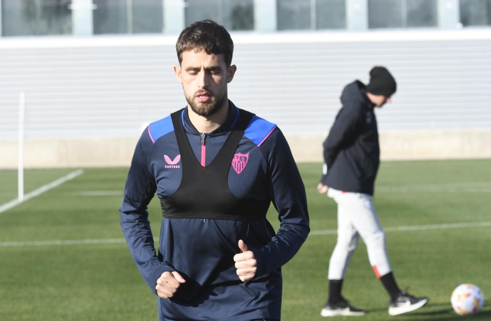 Januzaj, en el entrenamiento posterior al partido de Girona (Foto: Kiko Hurtado).