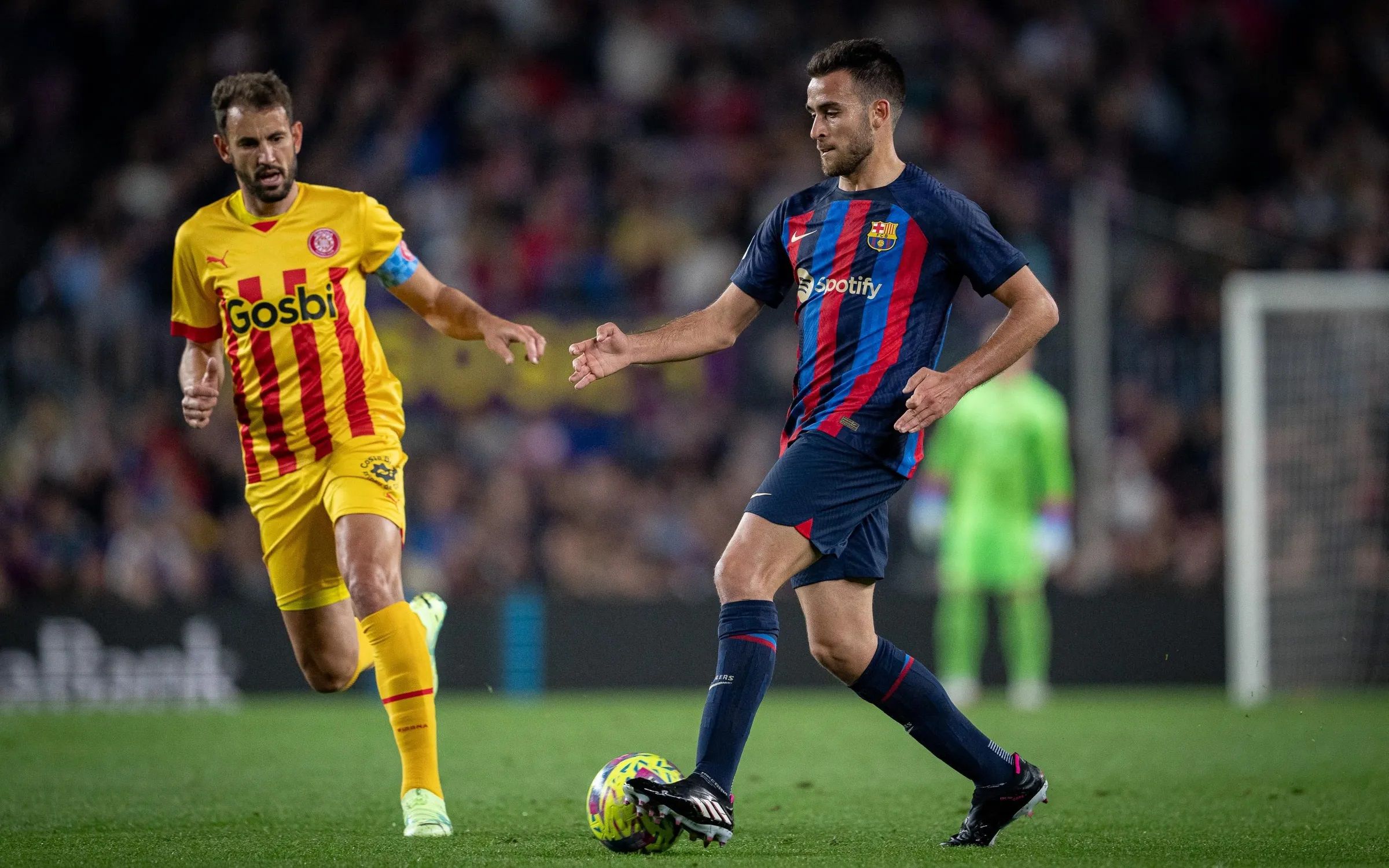  Eric García, en el Barcelona-Girona.