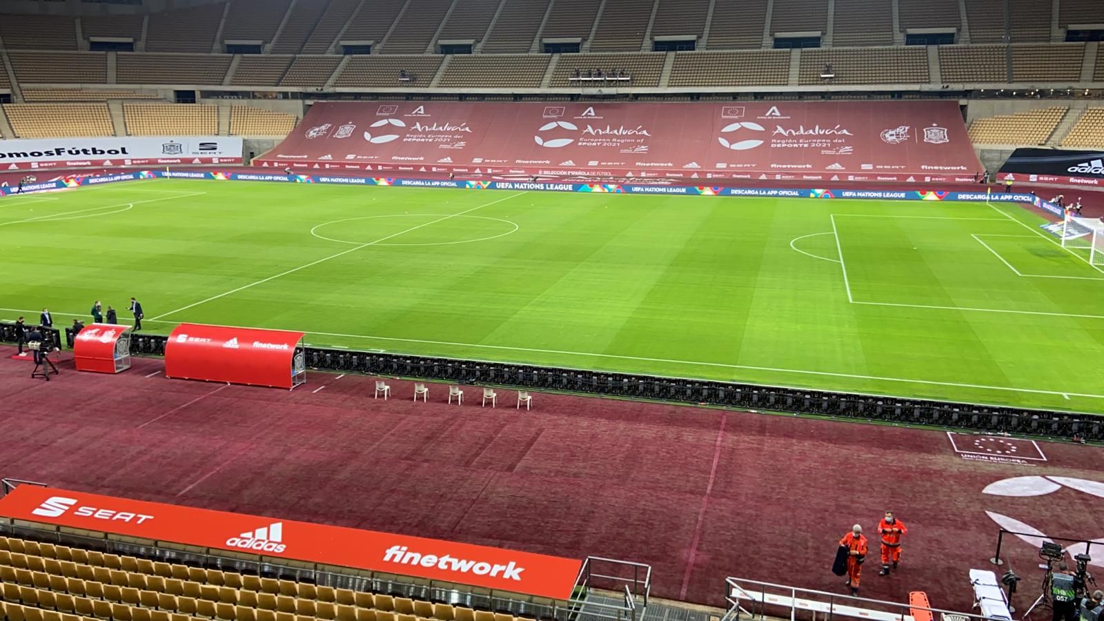  Estadio de La Cartuja, en Sevilla.