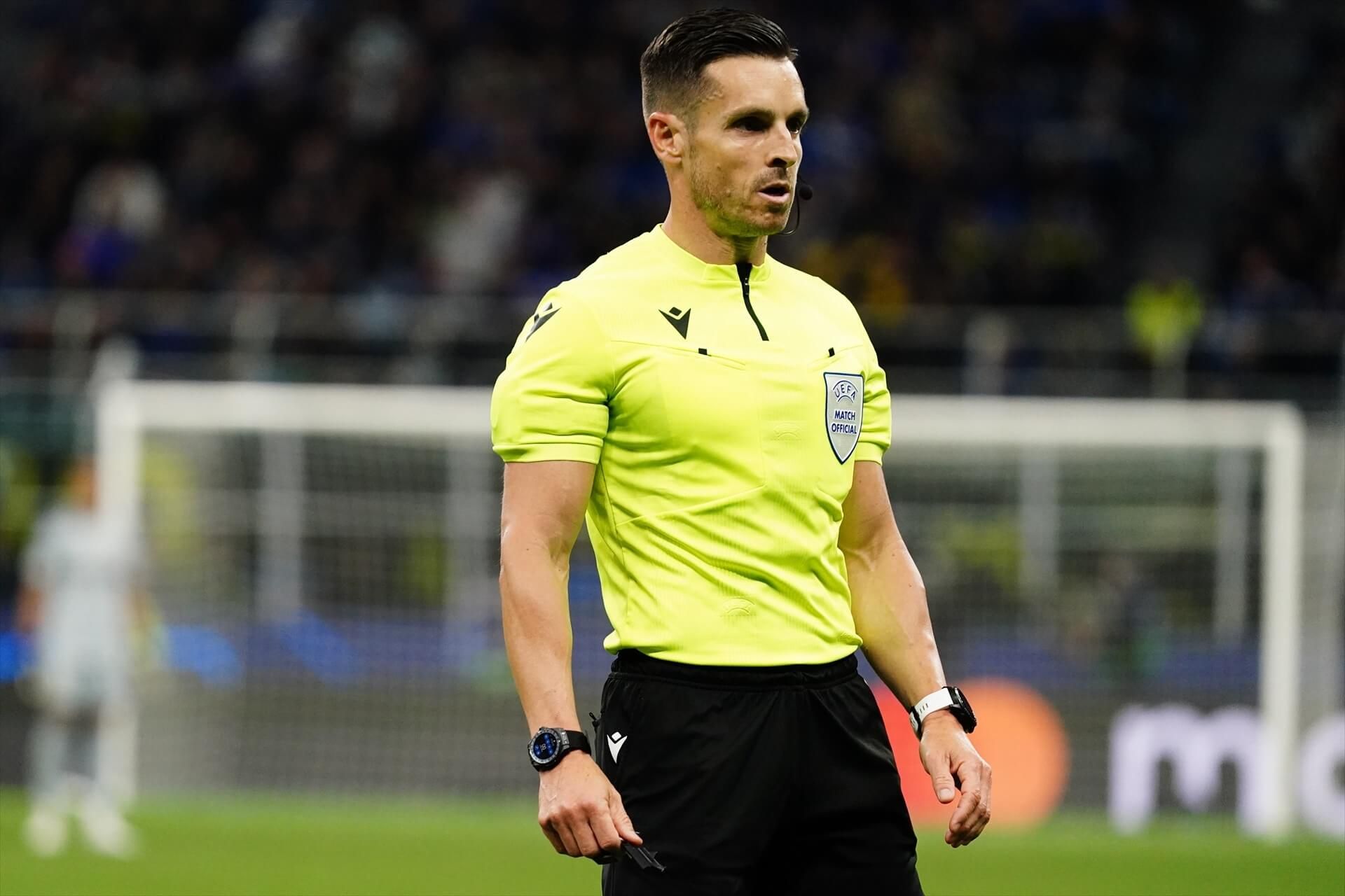 Carlos Del Cerro Grande, en un partido de Champions League