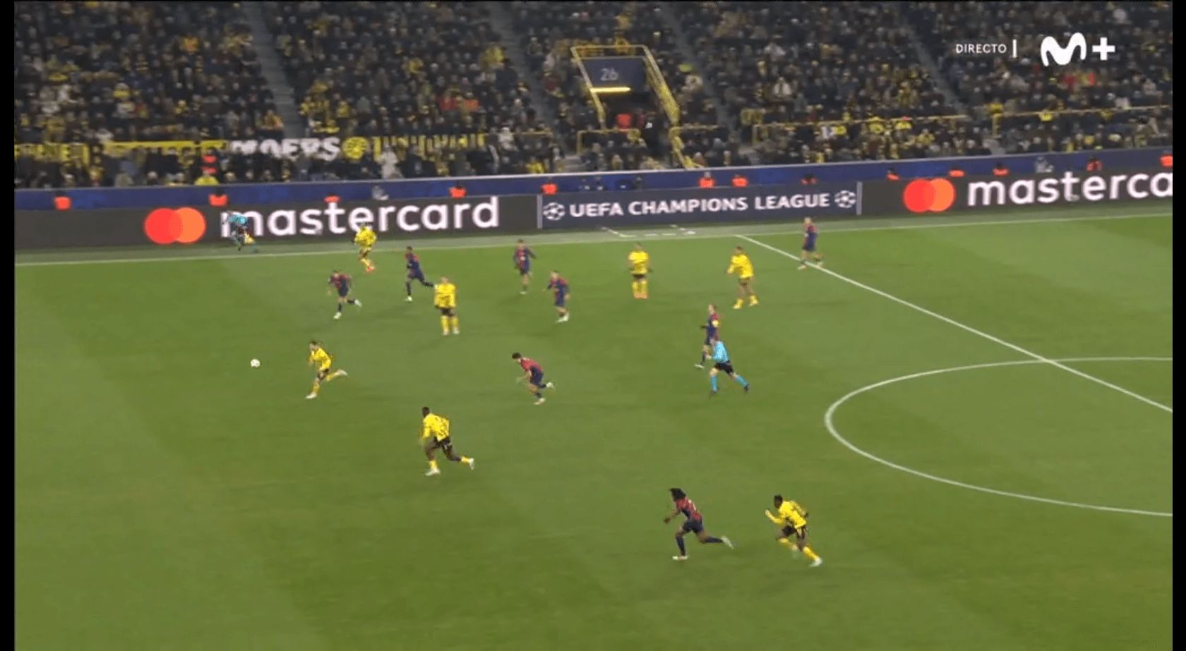  El gol del Dortmund para empatar ante el Barcelona (Movistar +)