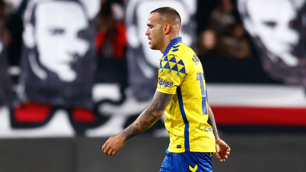  Sandro Ramírez, en el partido de Las Palmas en Vallecas (Europa Press).