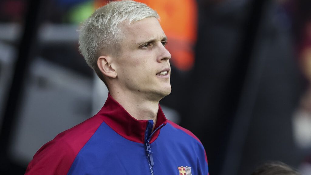  Dani Olmo, en un partido con el FC Barcelona