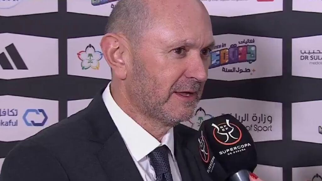  Rafael Louzán en la Supercopa de España (Movistar +)