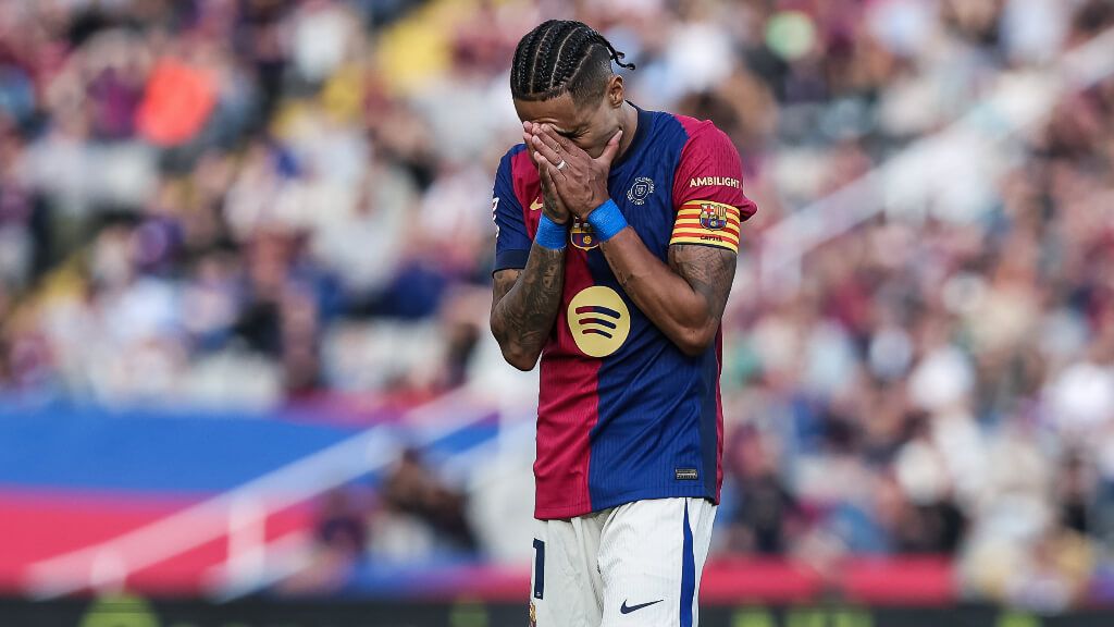  Raphinha en un partido del FC Barcelona (Europa Press)