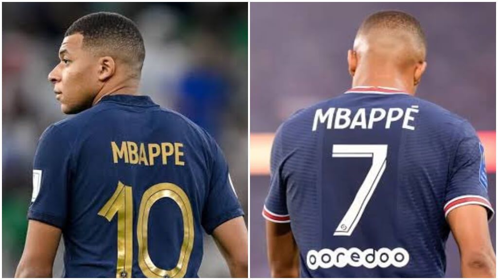 Mbappé con tilde en el PSG y sin tilde en Francia (Redes Sociales)