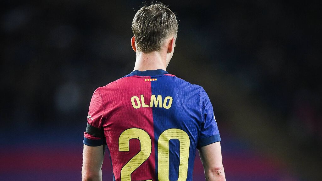 Dani Olmo en su último partido con el Barça (Cordon Press)