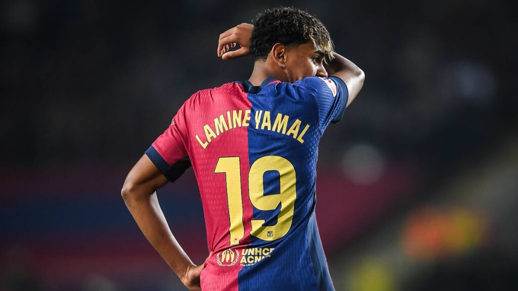  Lamine Yamal, en el partido contra el Dortmund (Cordon Press)