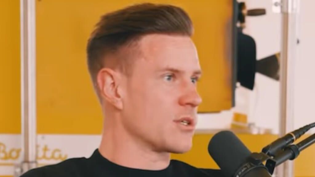  Marc-André Ter Stegen, durante su charla en el podcast de Café de Finca (foto: Café de Finca ins