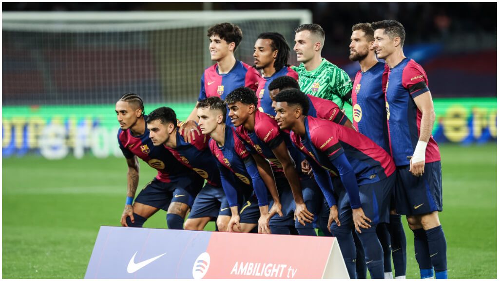  La alineación del FC Barcelona contra el Sevilla FC. (Fuente: Europa Press)