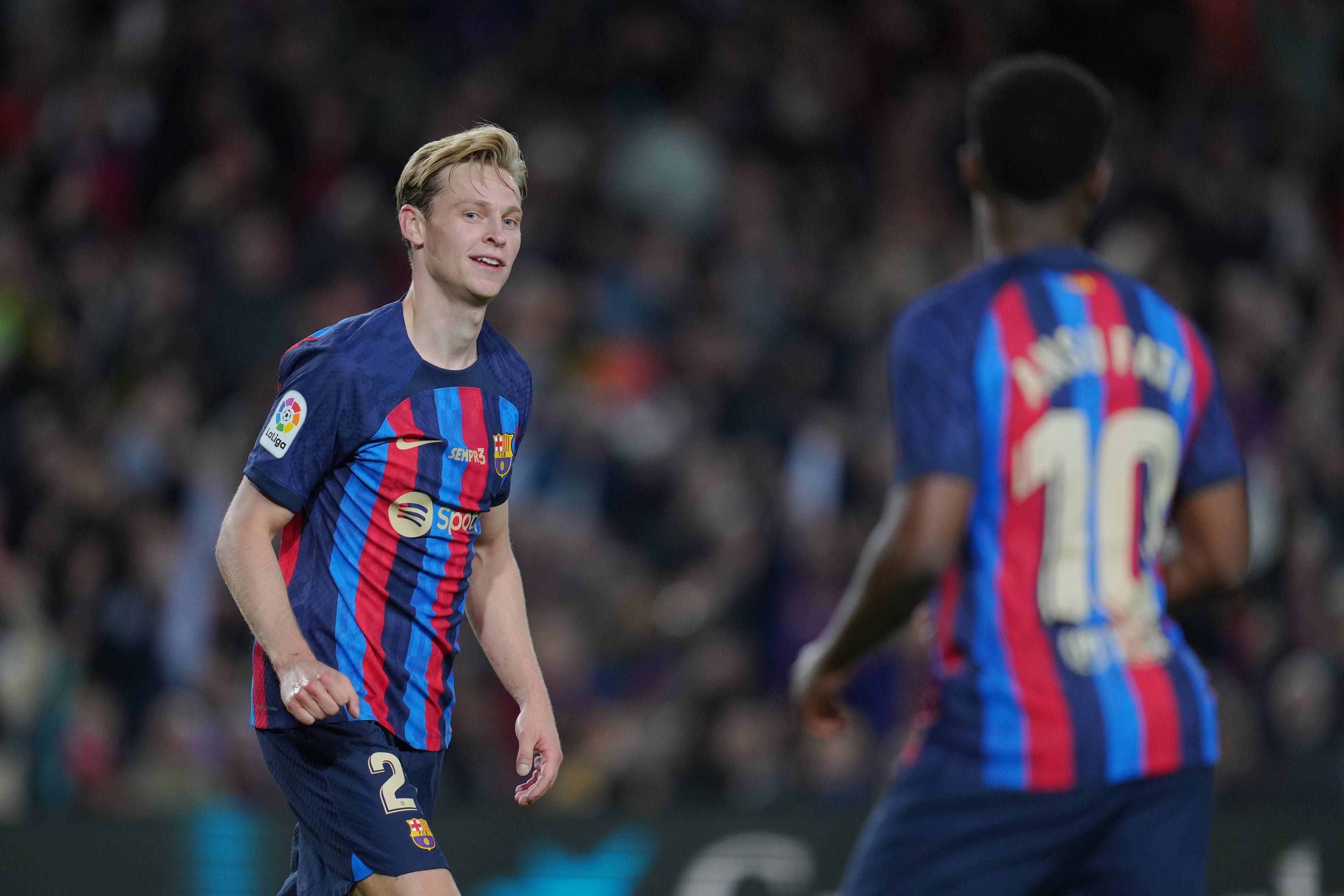  Frenkie de Jong, en un partido con el Barcelona.