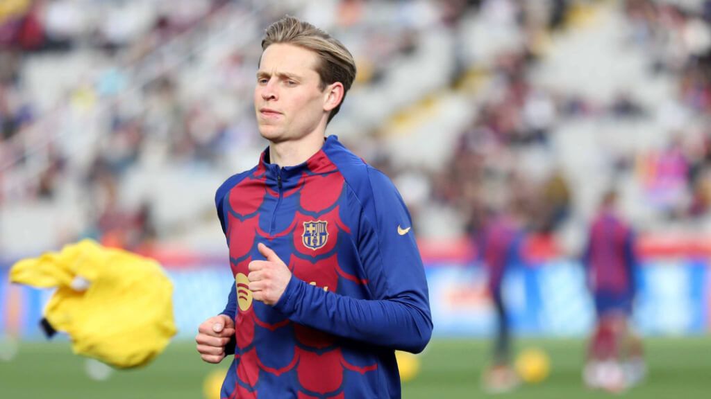  Frenkie de Jong en un partido con el Barça (Cordon Press)
