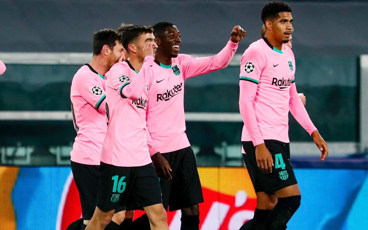  Leo Messi y Ronald Araujo, juntos en la 20/21.