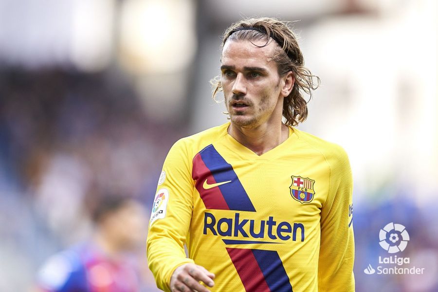  Griezmann, durante el partido ante el Eibar.