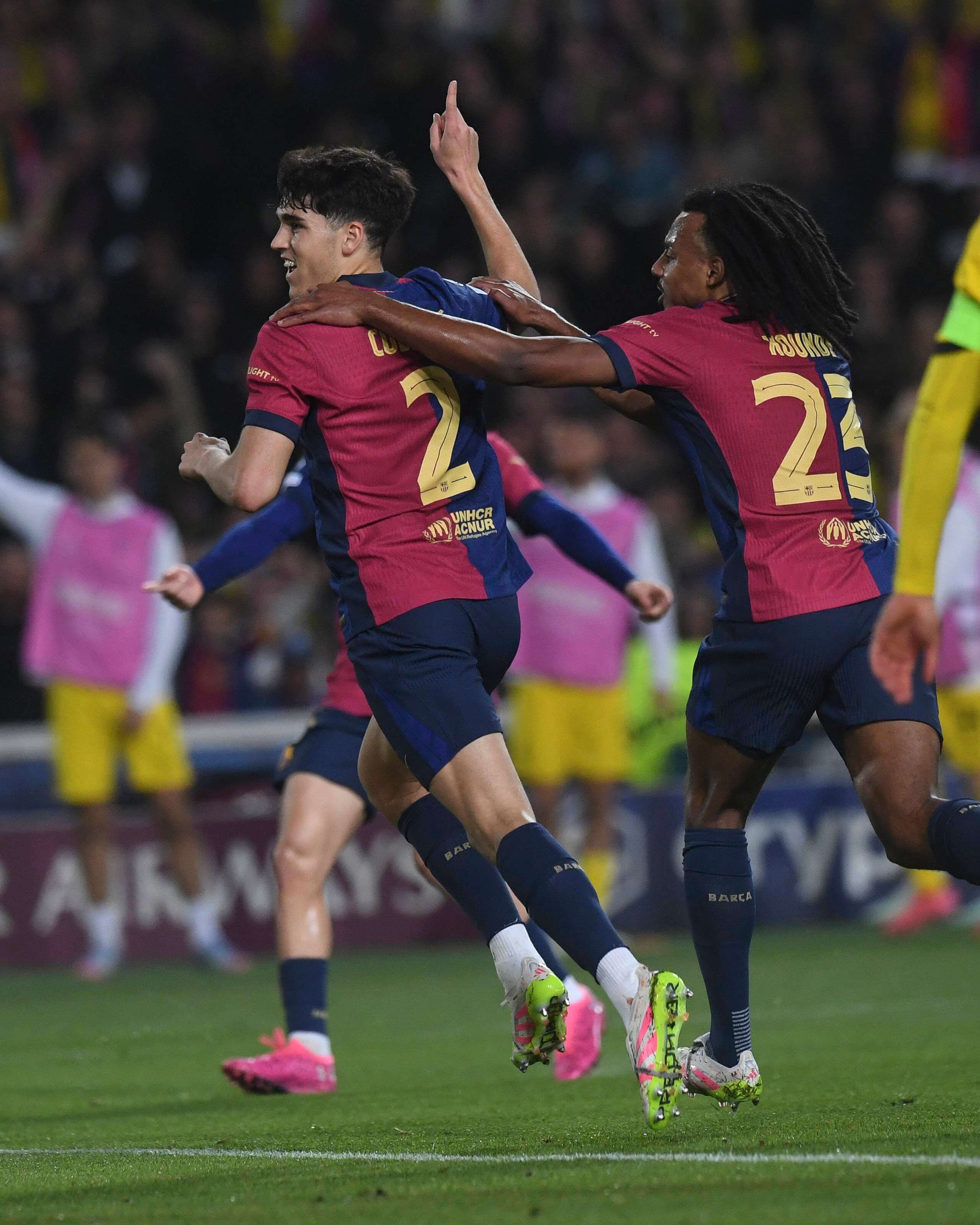 Cubarsí celebrando su 'no' gol en Champions (Cordon Press)