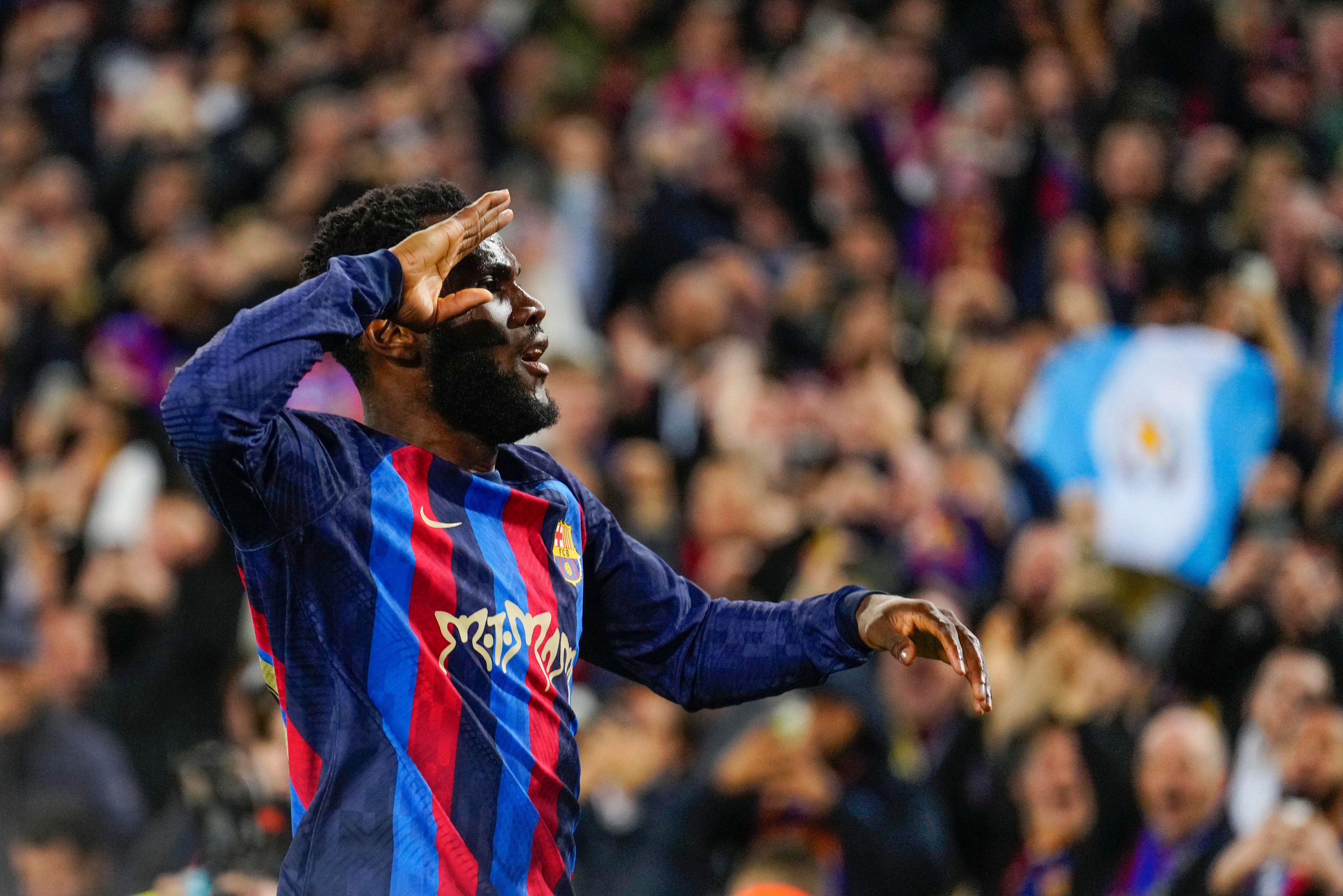 Kessie marca un gol que podría dar la Liga al Barcelona. Fuente: LaLiga