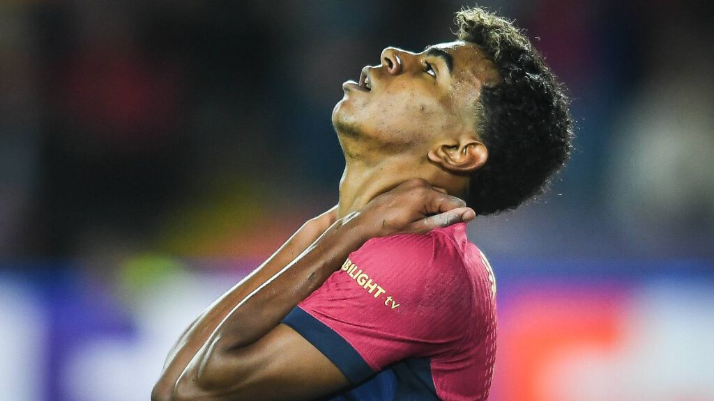 Lamine Yamal se lamenta en una ocasión fallada (Cordon Press)