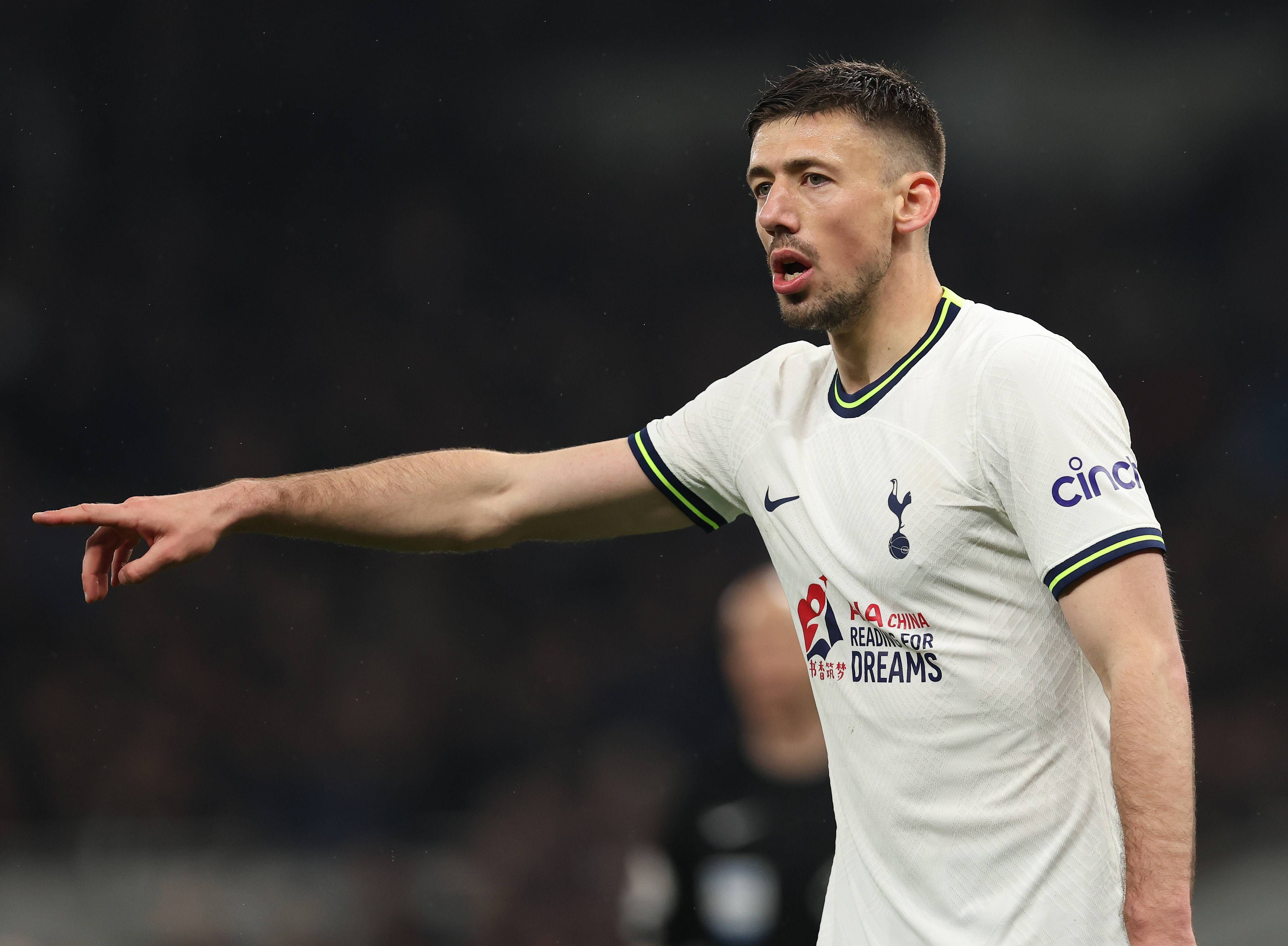 Clément Lenglet, en un partido con el Tottenham Hotspur.