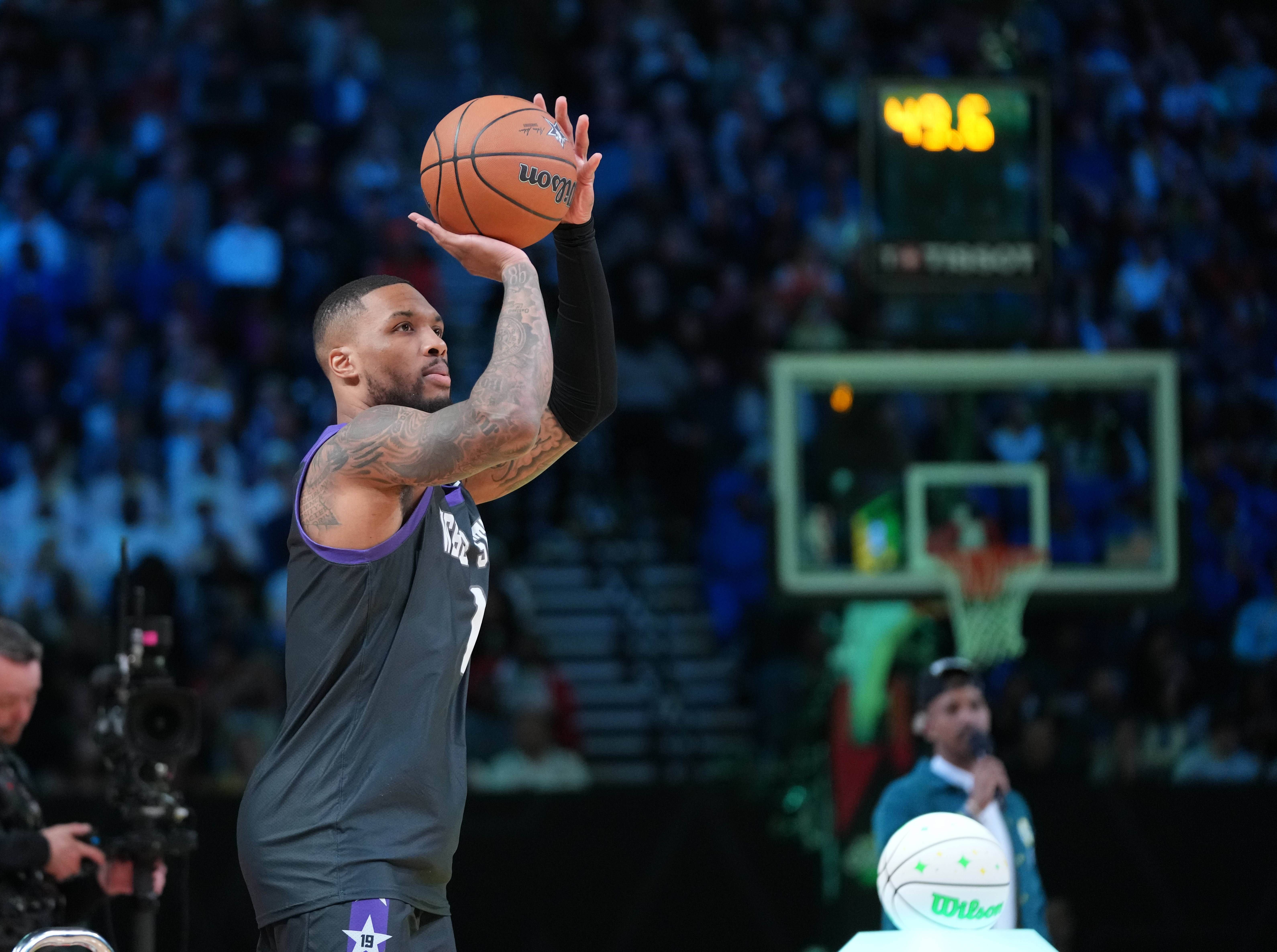  Damian Lillard concurso de triples NBA All-star 2023