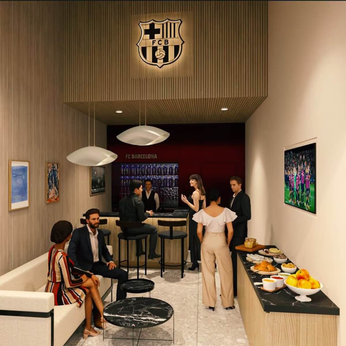  Palco privado en el Spotify Camp Nou (FCB)