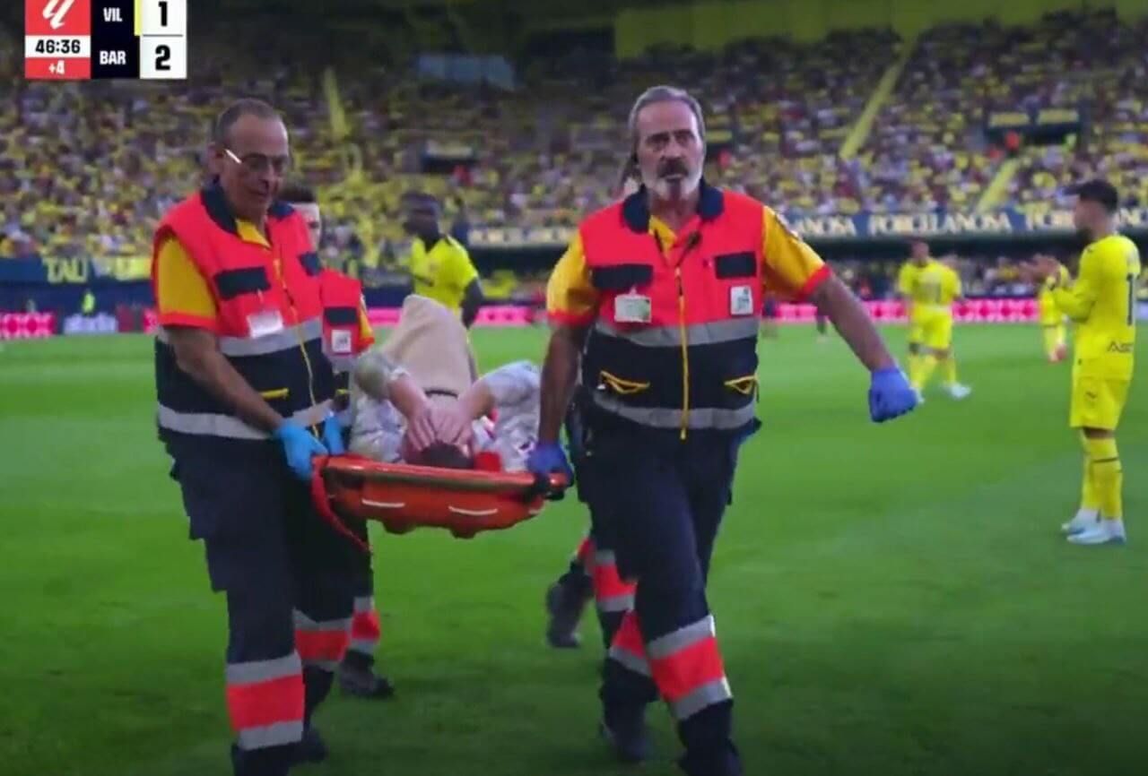  Ter Stegen abandonaba el campo entre lágrimas