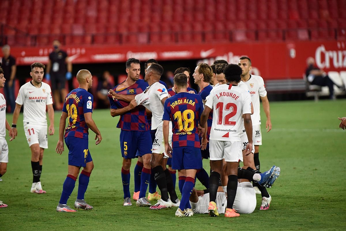  Trifulca del Sevilla-Barcelona.