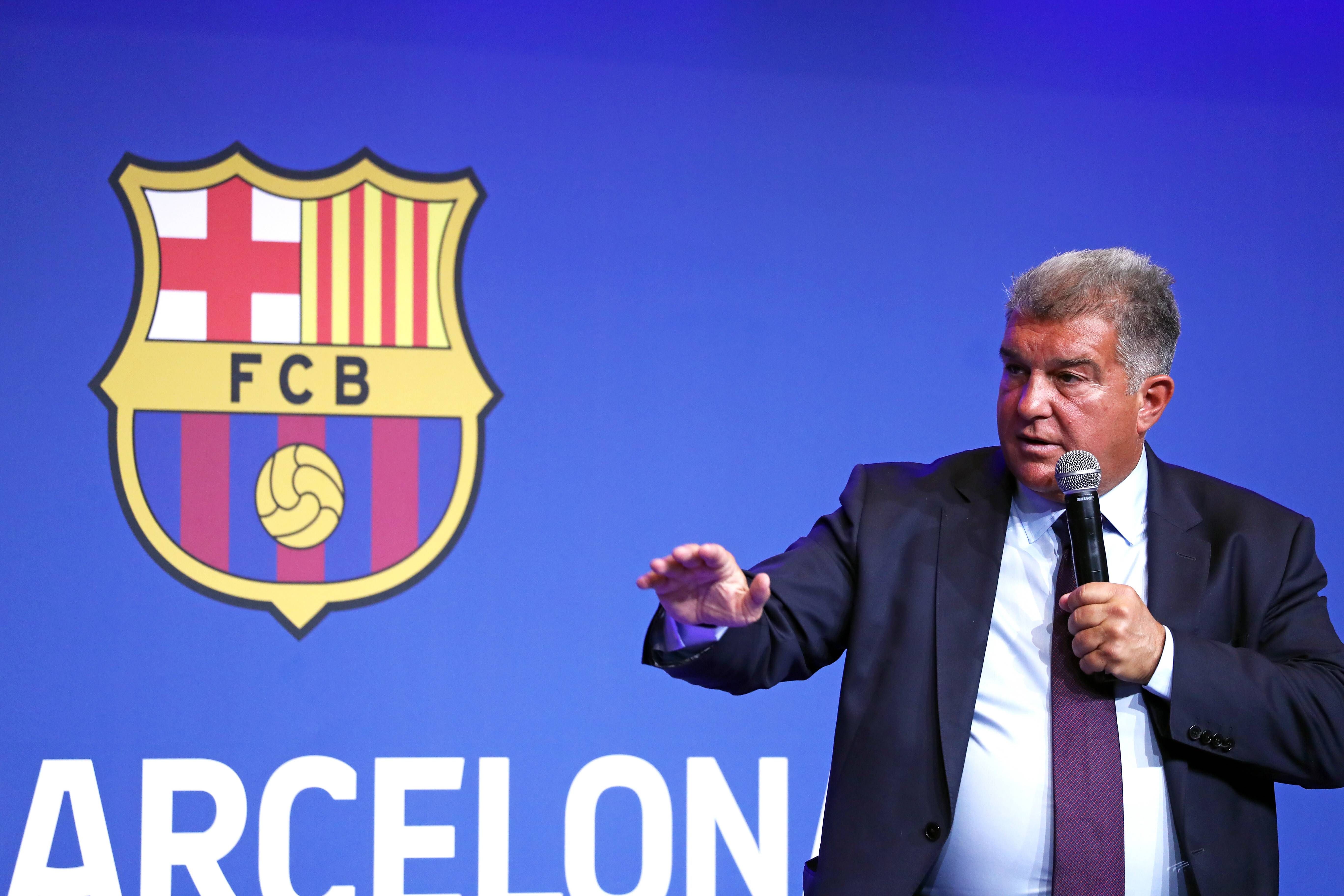 Joan Laporta, presidente del FC Barcelona