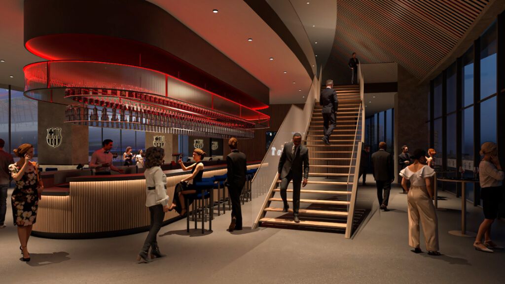  Futuro espacio de restauración en el Spotify Camp Nou (FCB)