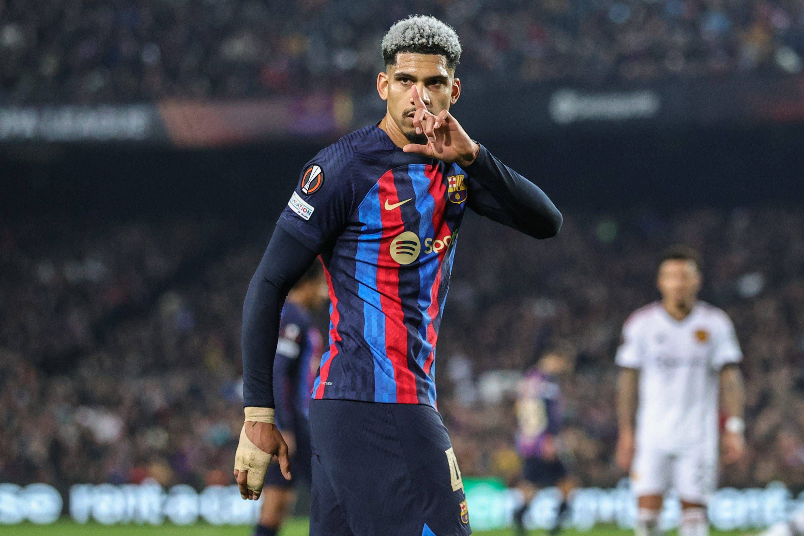  Ronald Araujo, en el Barcelona-Manchester United.