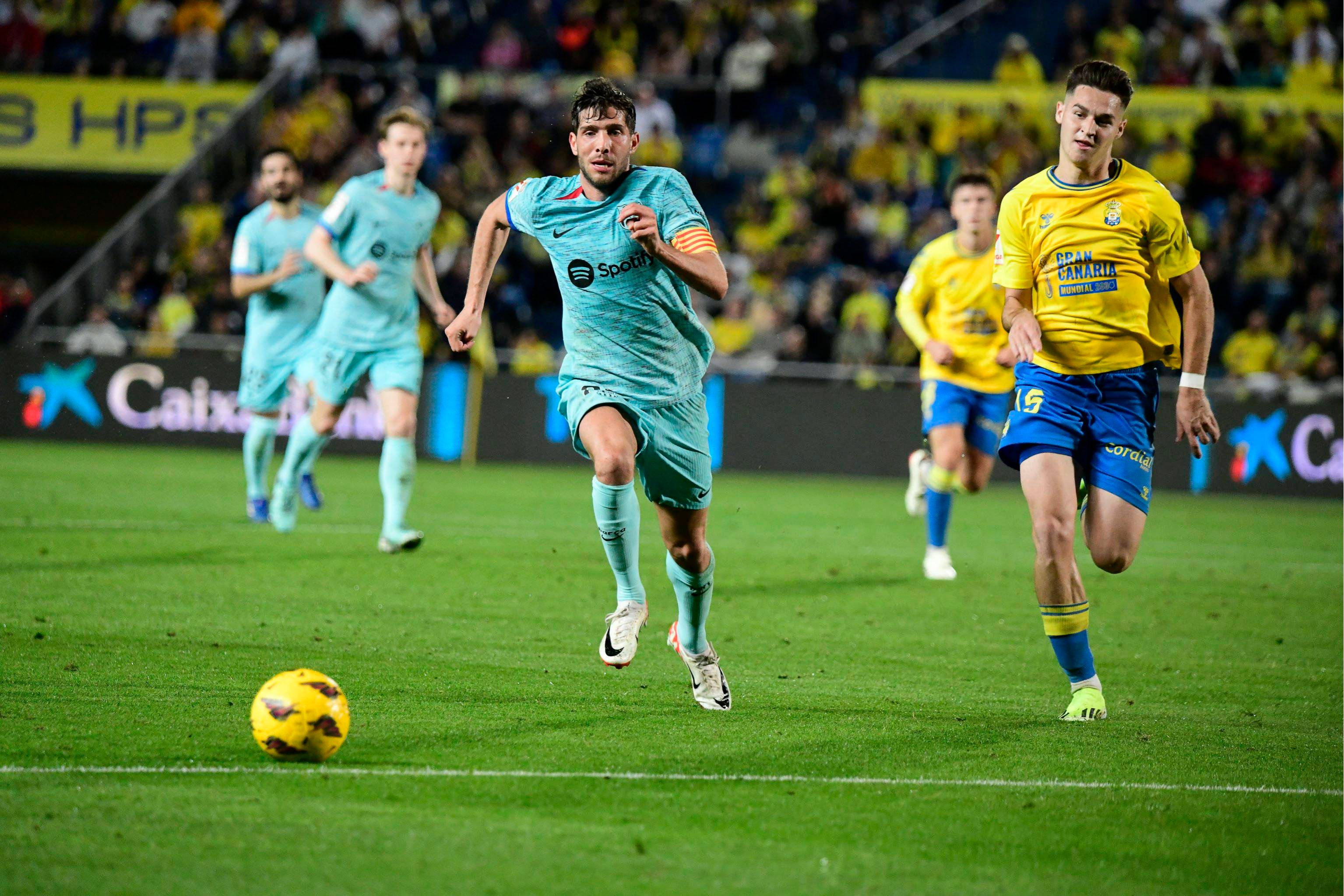 Sergi Roberto en el encuentro entre el Barça y Las Palmas (Cordon Press)