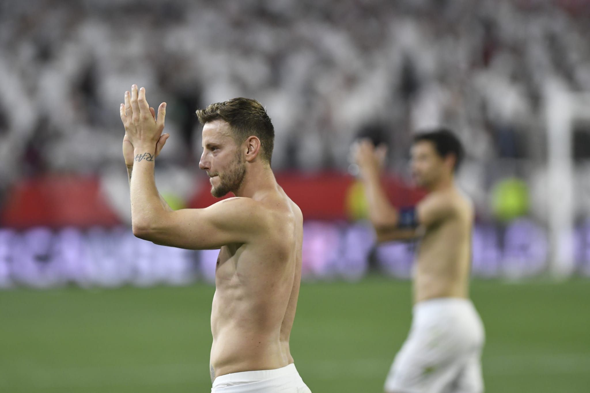 Rakitic, tras el Sevilla-Manchester United.