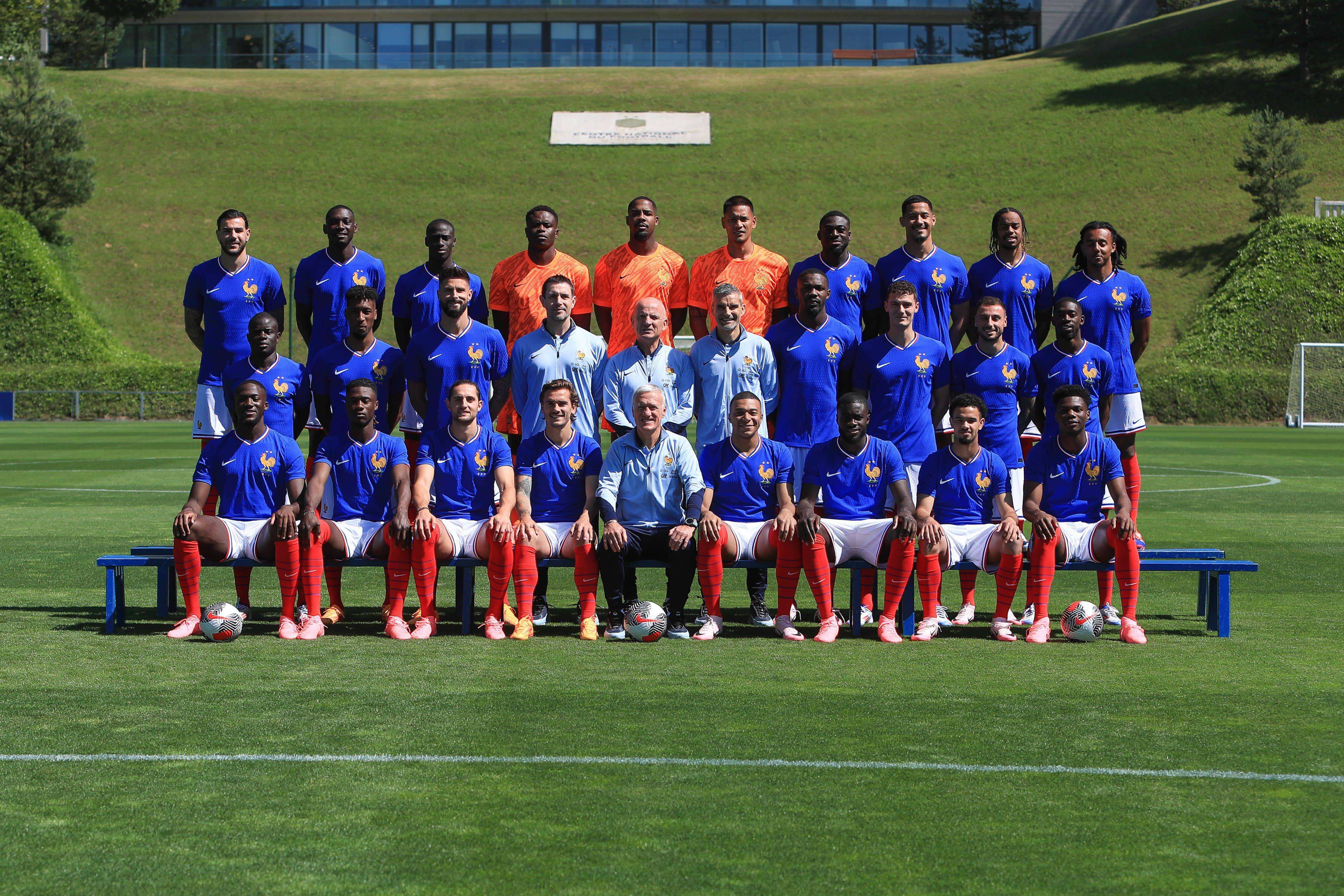 Fotografía oficial de Francia para la Eurocopa 2024