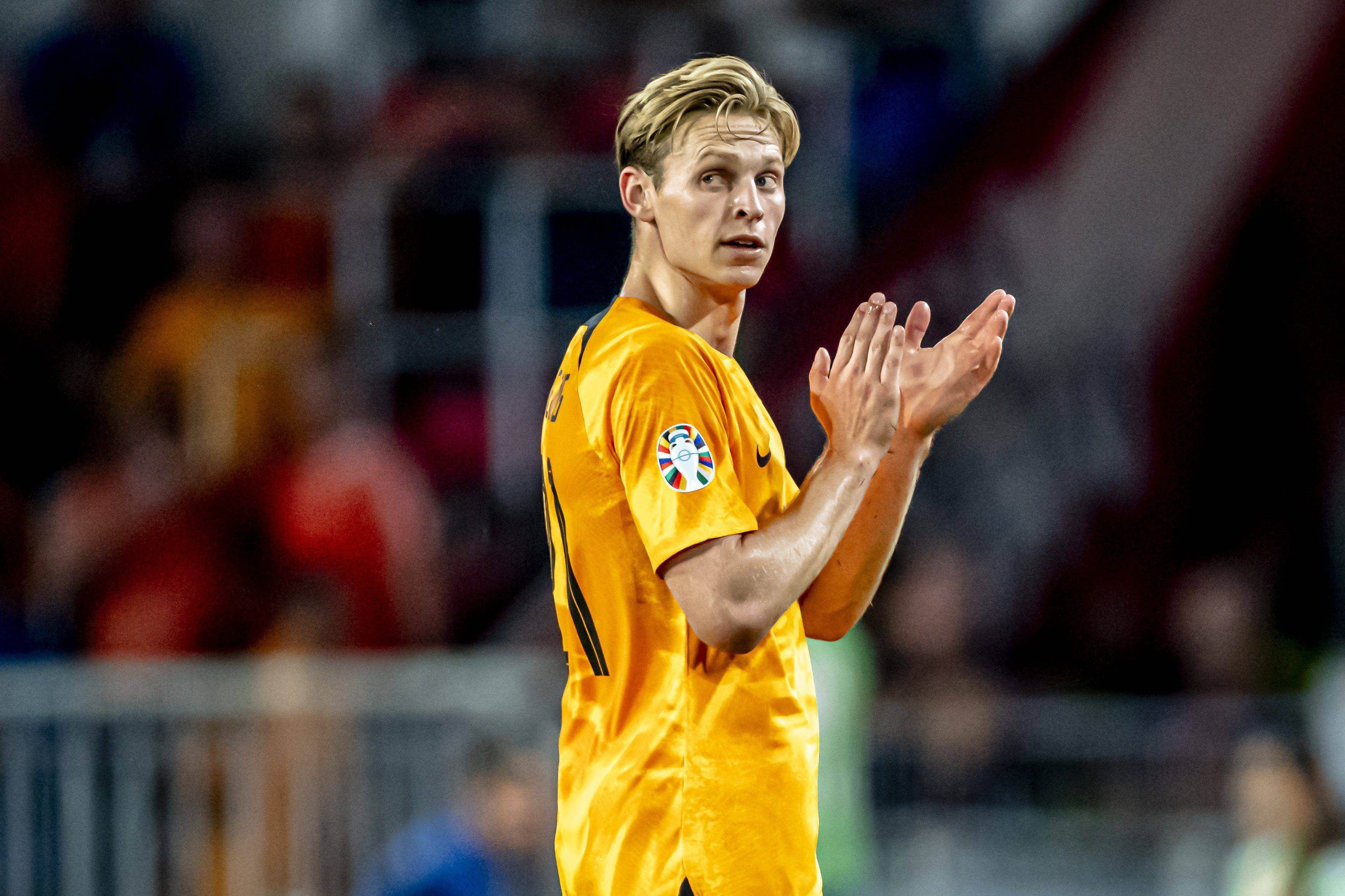  Frenkie De Jong en la selección neerlandesa (Cordon Press)