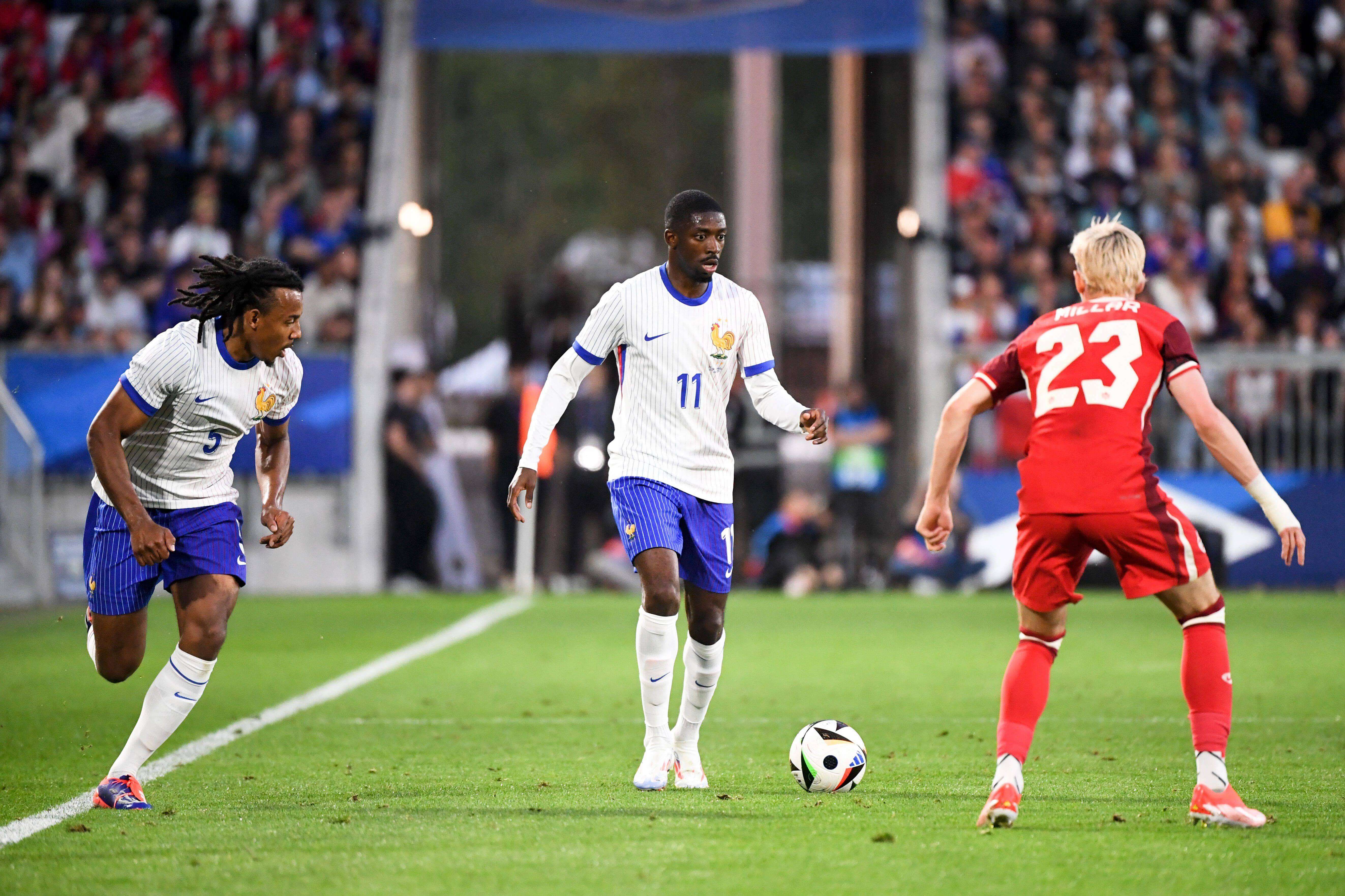  Dembélé y Koundé con Francia (Cordon Press)
