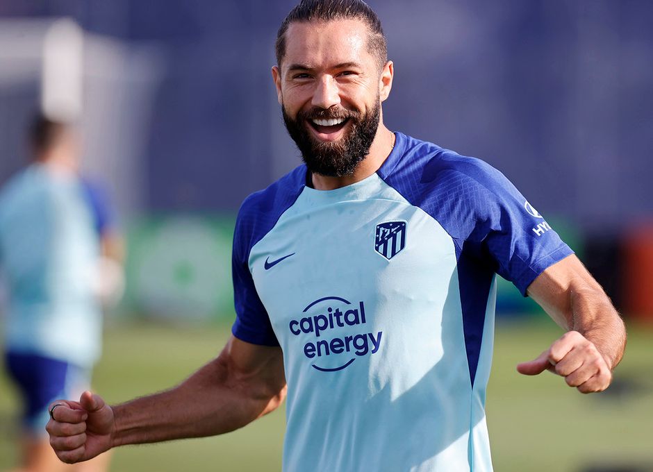 Felipe, en una sesión del Atlético de Madrid (Foto: ATM).