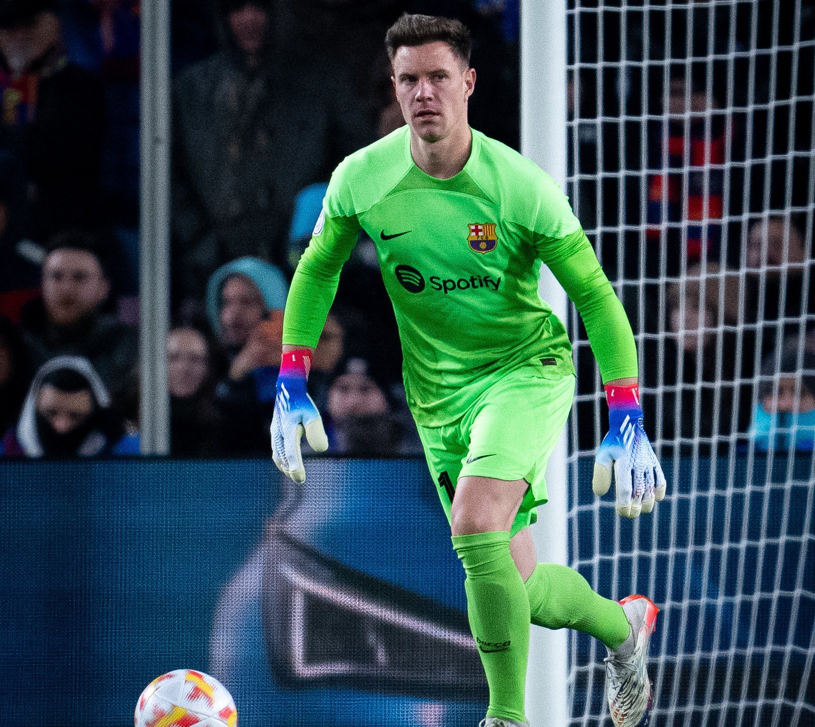 Ter Stegen, en el Barcelona-Real Sociedad.