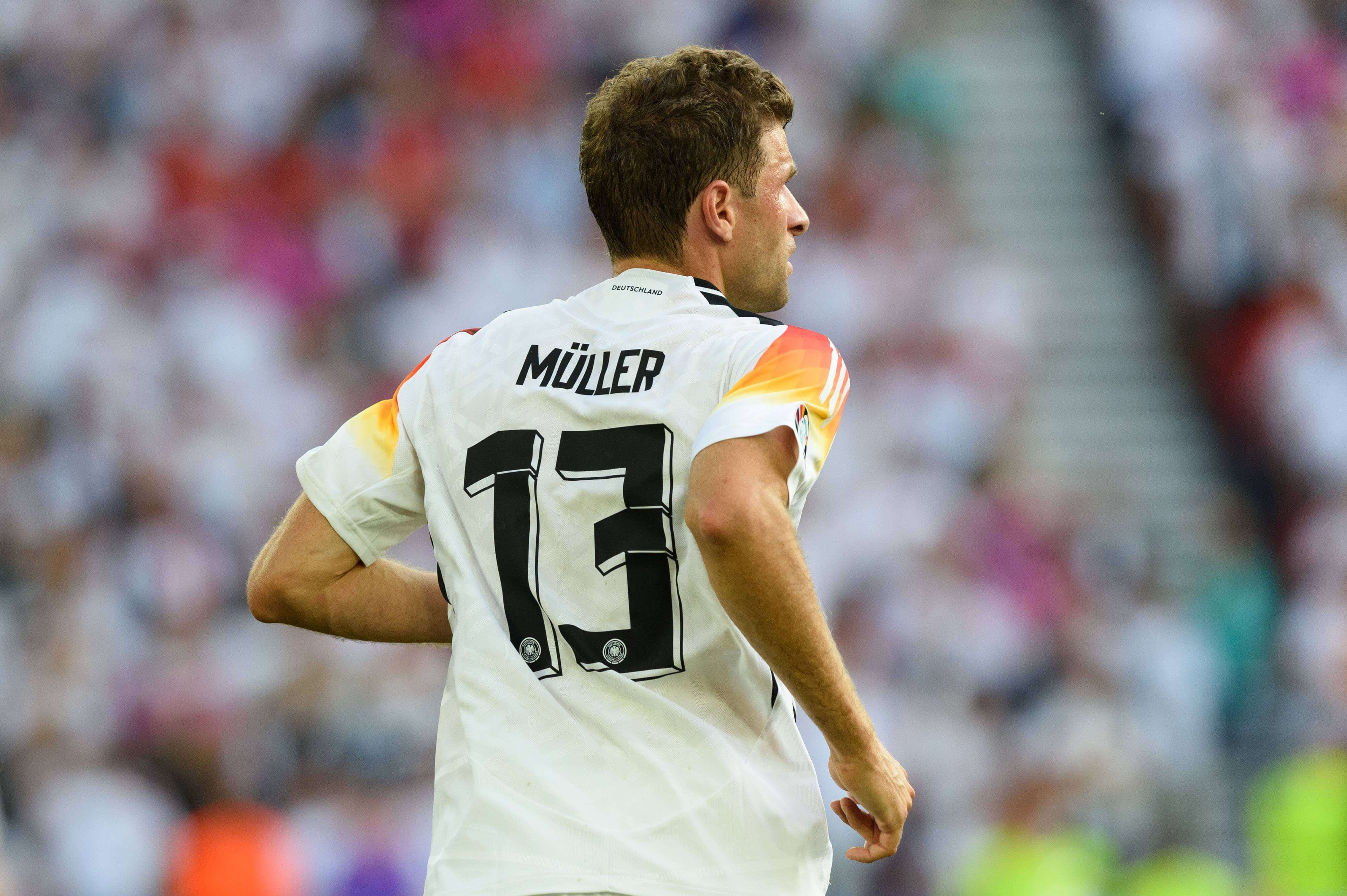 Thomas Müller, en un partido de Alemania durante la Eurocopa.