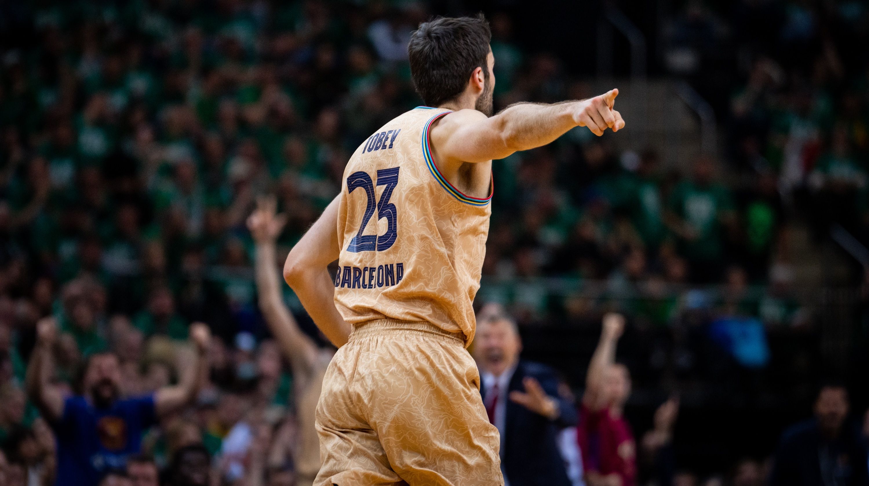  Tobey en la victoria del Barcelona frente al Zalgiris. Fuente: FCB