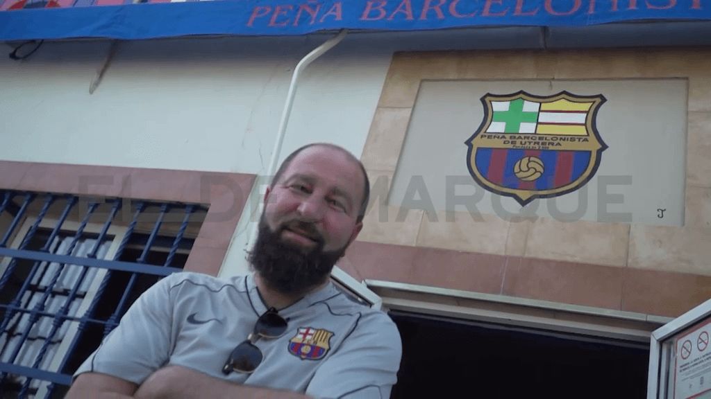 Daniel, socio de la Peña Barcelonista de Utrera (ElDesmarque)