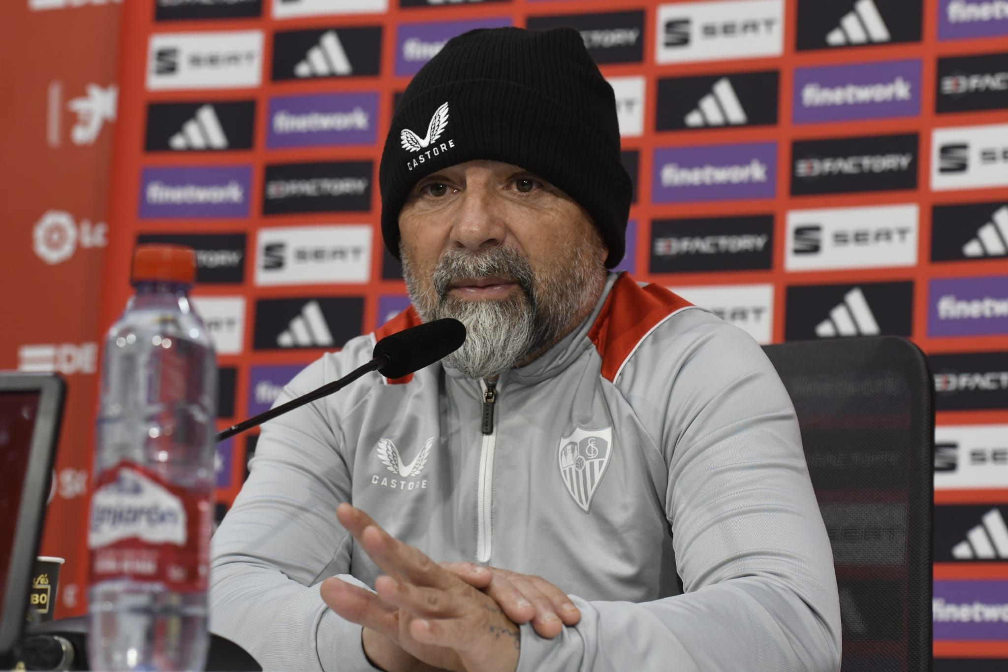 Rueda de prensa de Sampaoli antes del Osasuna-Sevilla de cuartos de Copa: La llegada de Reine-Adelaide y el mercado de fichajes