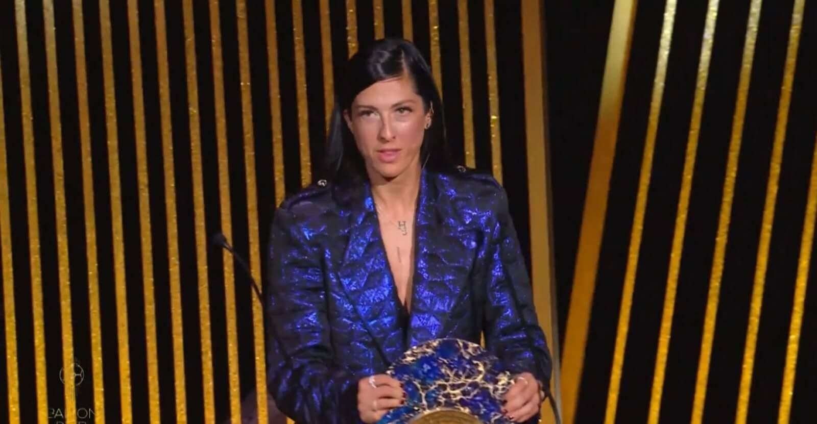  Jennifer Hermoso, Premio Sócrates en el Balón de Oro 2024.