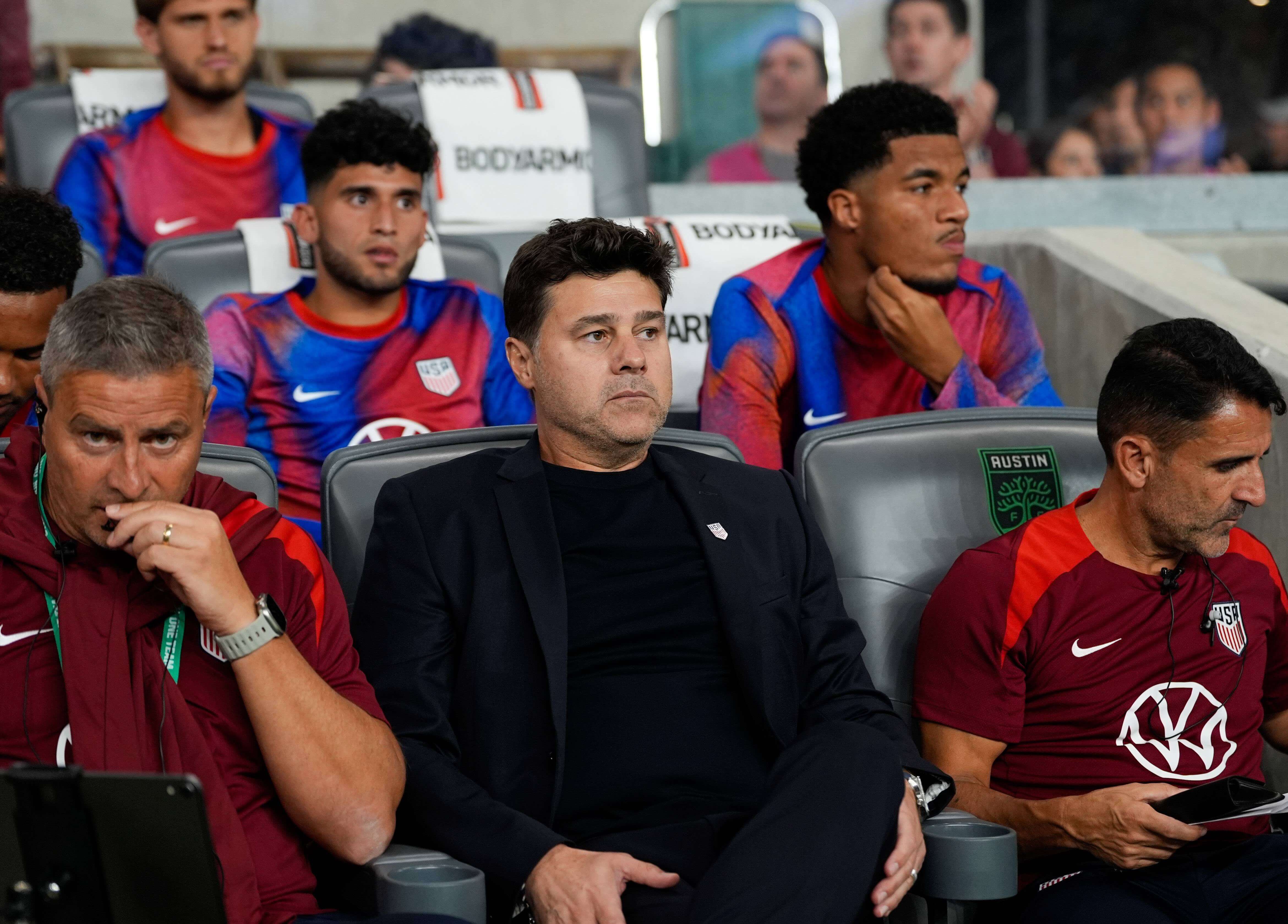  Mauricio Pochettino en su primer partido con Estados Unidos (Cordon Press)