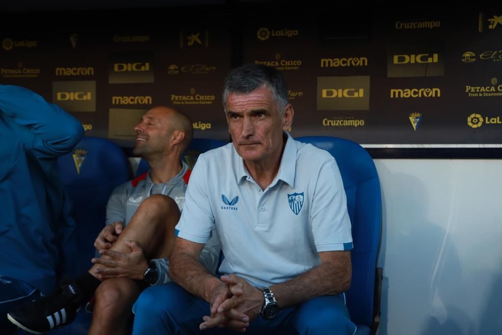 Mendilibar, en el Cádiz-Sevilla.