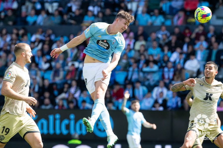 Jörgen Strand-Larsen, en el Celta - Almería (Foto: LaLiga).